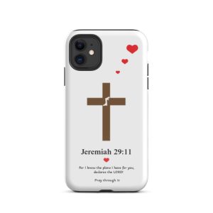 Tough Case for iPhone® Verse Jeremiah 29:11