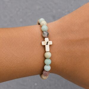 The Praying Cross Amethyst Bracelet