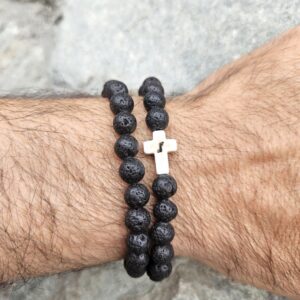 Antonia's Promise Stack Collection – Praying Cross Bracelet Set