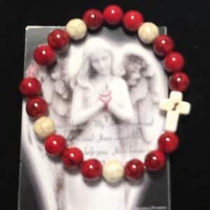 Antonia’s Promise Red & White Bracelet